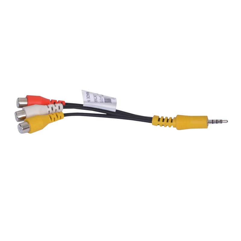 Cable adaptateur jack vers 3 prises RCA femelle