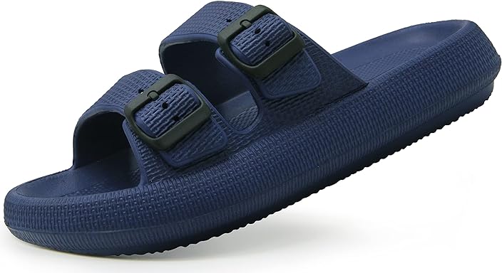 Weweya Sandales pour femmes et hommes, Bleu